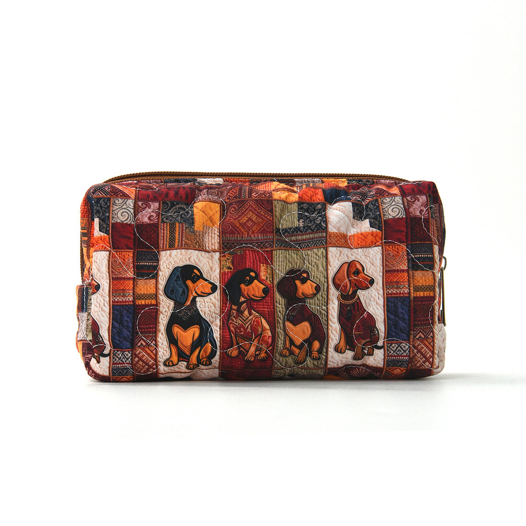 Cosmetic pouch with colorful animal design Bowlift