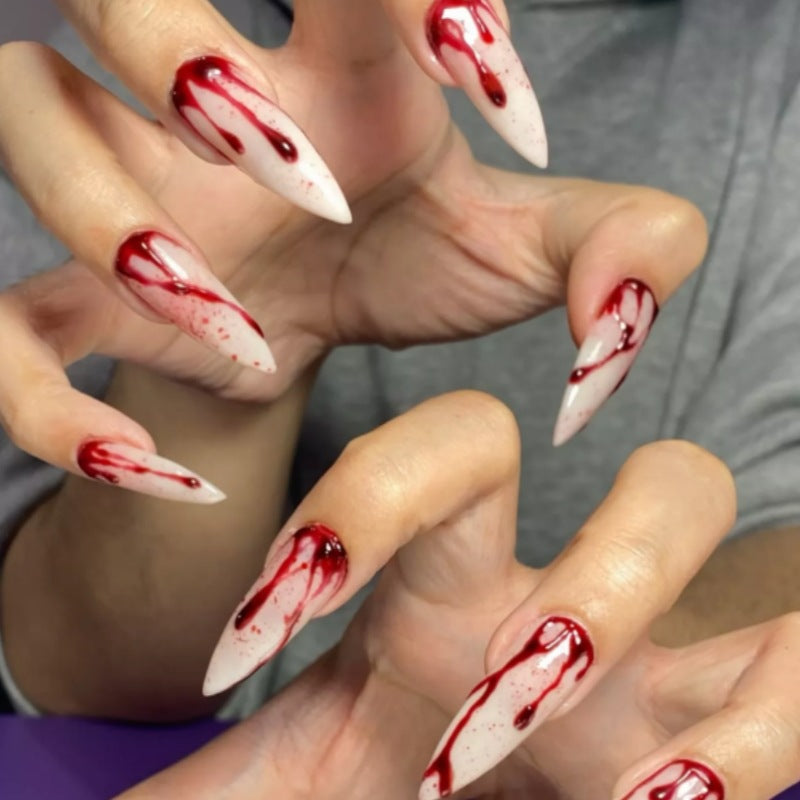 Halloween-Themed Press-On Nail Set Bowlift