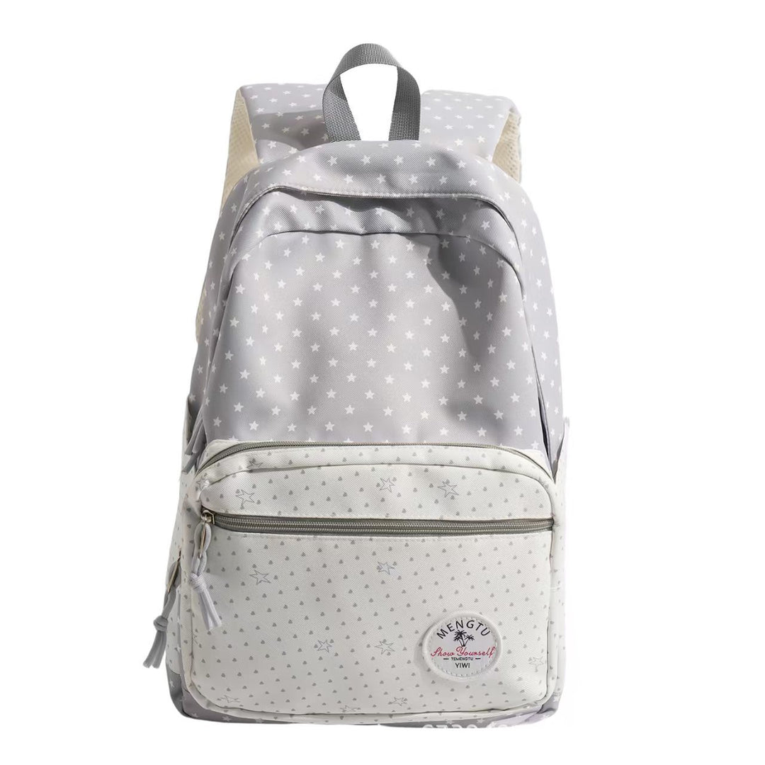 Children's Star Patterned Backpack Bowlift