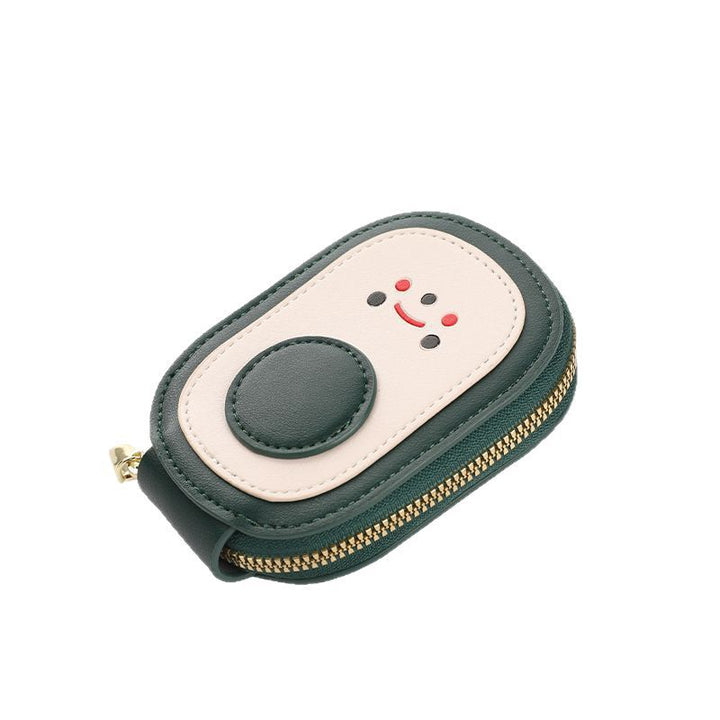 Cute Character Zippered Coin Purse Bowlift