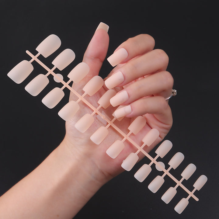 Matte Finish Press-On Nail Set Bowlift