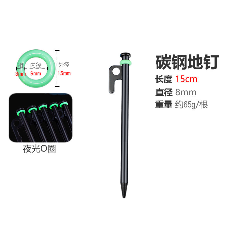High-quality tent peg made of solid material with stable RGB marking Bowlift