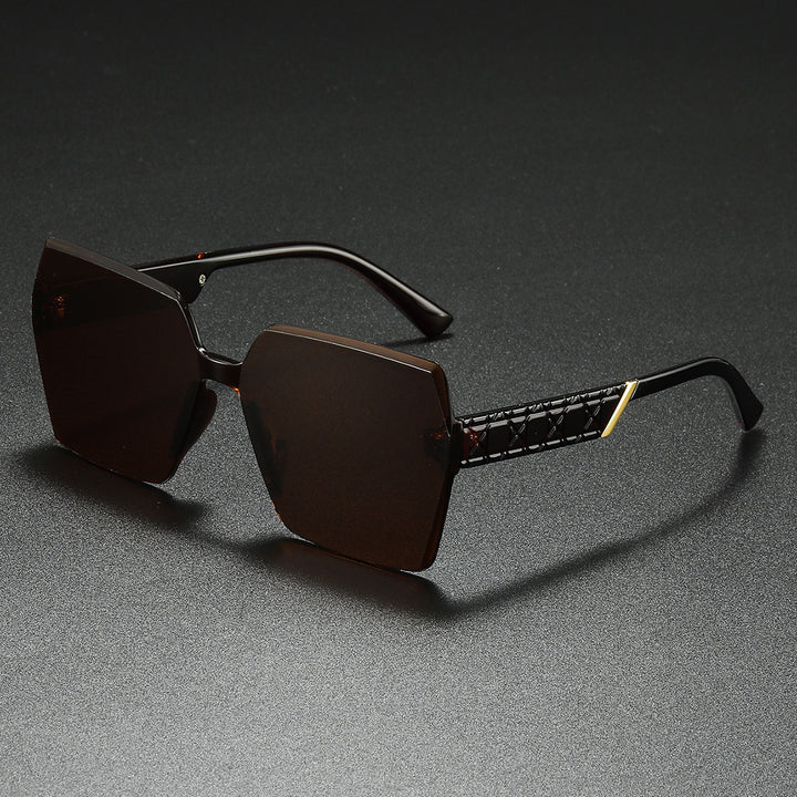 Luxurious Oversized Hexagonal Sunglasses Bowlift