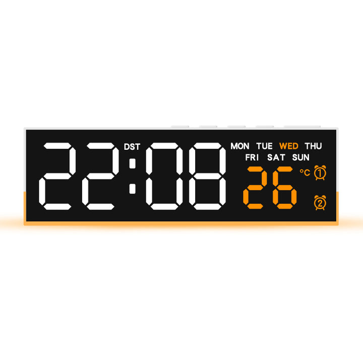 Digital Multifuntional LED Alarm Clock with Temperature and Weekday Display Bowlift