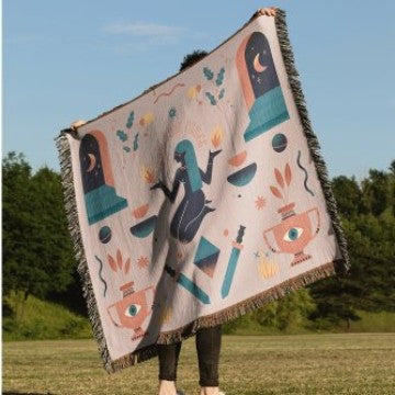 Artistic Decorative Throw Blanket
