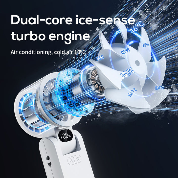 Unisex Portable Smart Handheld Fan Bowlift