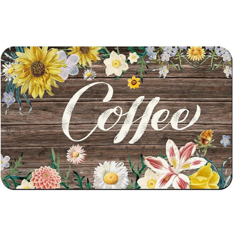 Coffee Theme Kitchen Mat