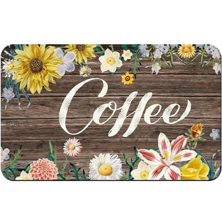 Coffee Theme Kitchen Mat