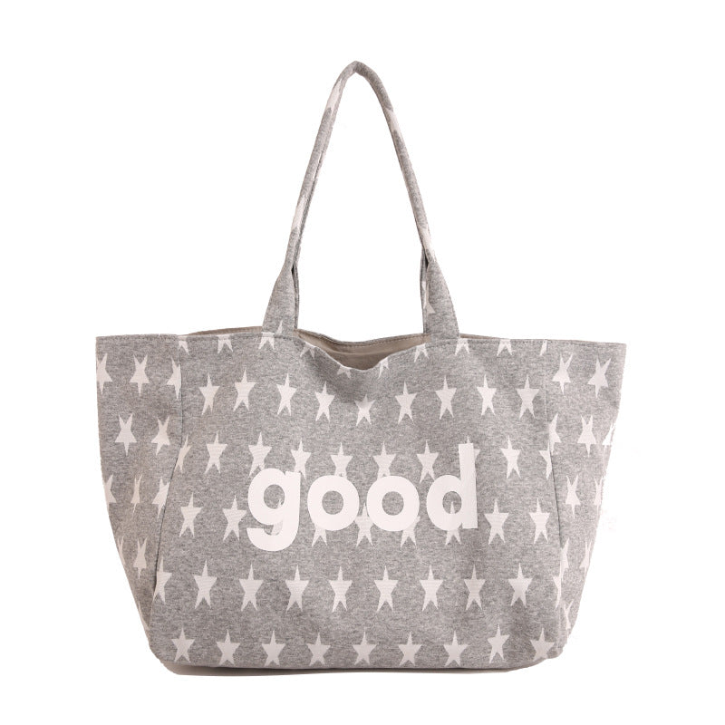 WoCasual Graphic Print Tote Bag Bowlift