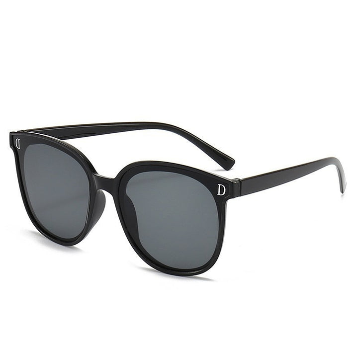 Geometric Wide Frame Sunglasses
