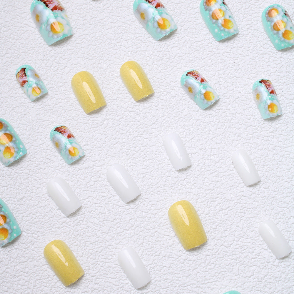 Fun Themed Press-On Nails Bowlift
