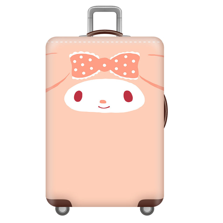 Unisex children's suitcase with reinforced hard shell, telescopic handle and Kuromi motif Bowlift