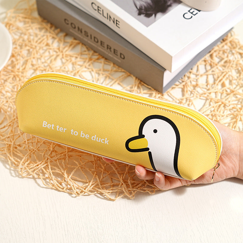 Quirky Cartoon Duck Pencil Case Bowlift