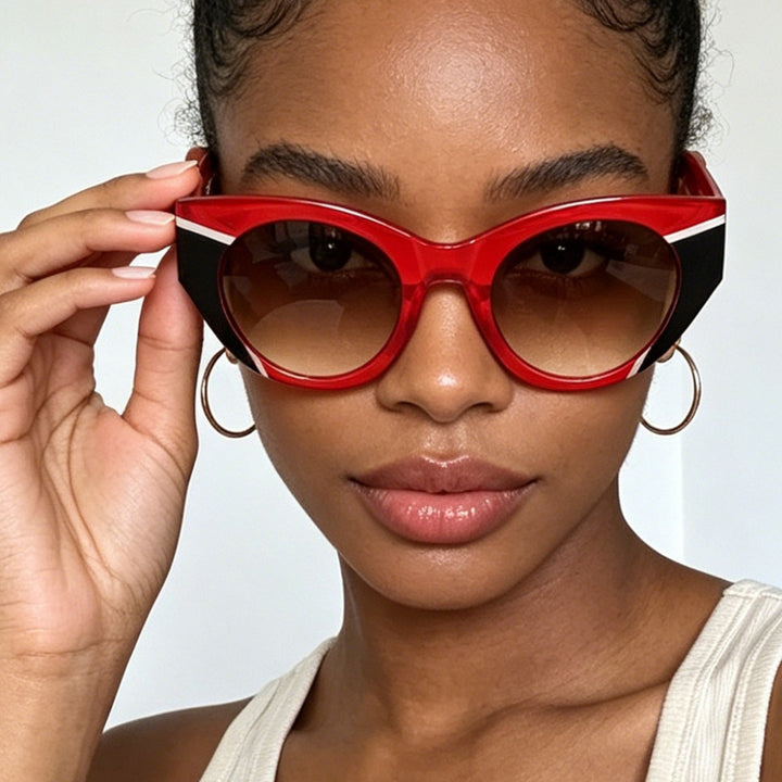 Women's fashionable sunglasses with unique leopard print Bowlift