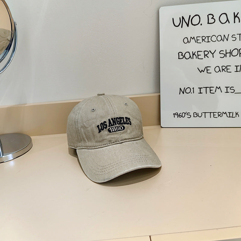 Women's Vintage-Inspired Fabric Baseball Cap Bowlift