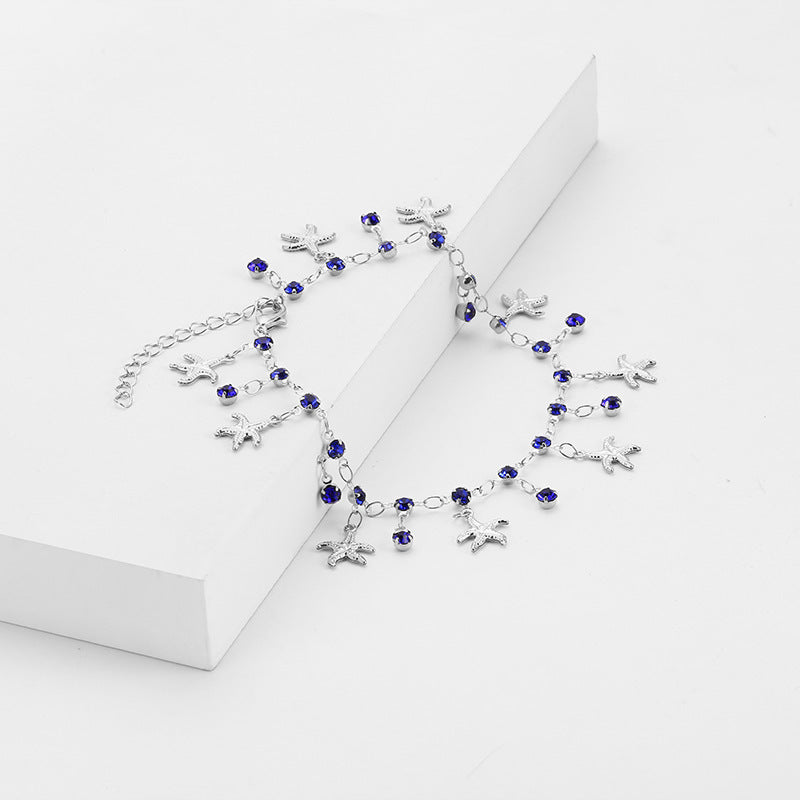 Starfish Charm Anklet Bowlift