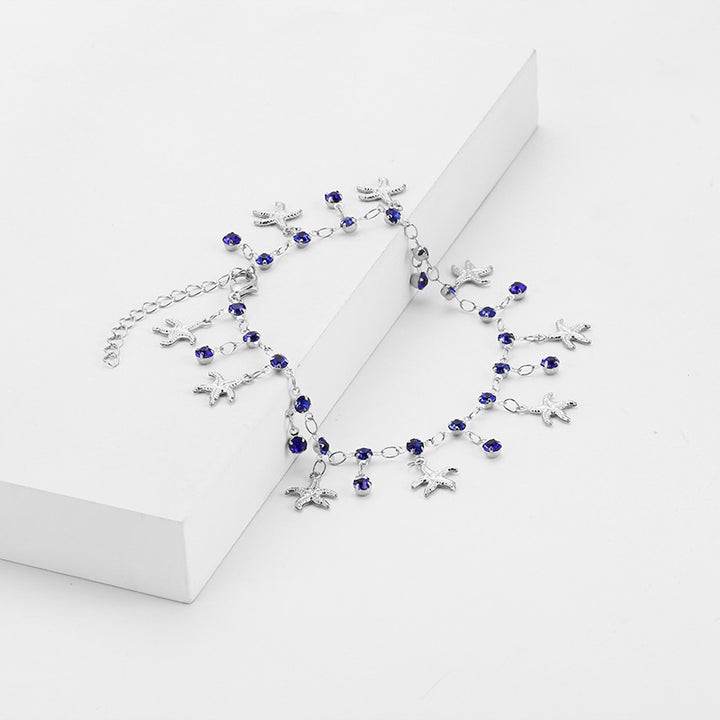 Starfish Charm Anklet Bowlift