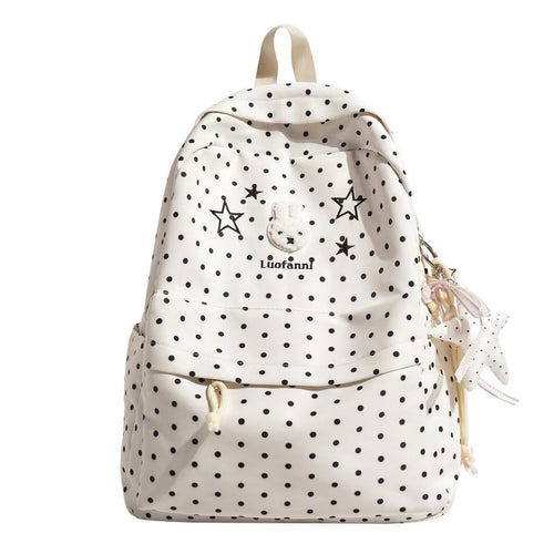 Playful Character-Embellished Backpack Bowlift