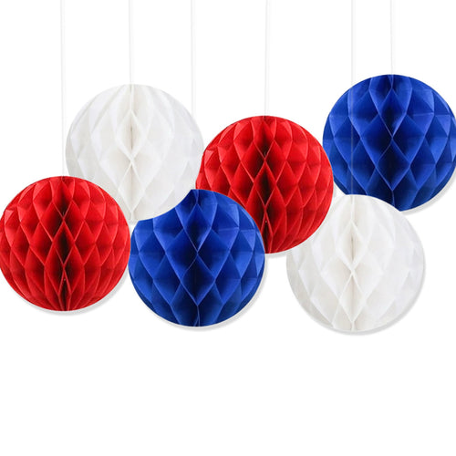 Unisex decorative honeycomb paper balls for hanging medium-sized made of foldable paper Bowlift