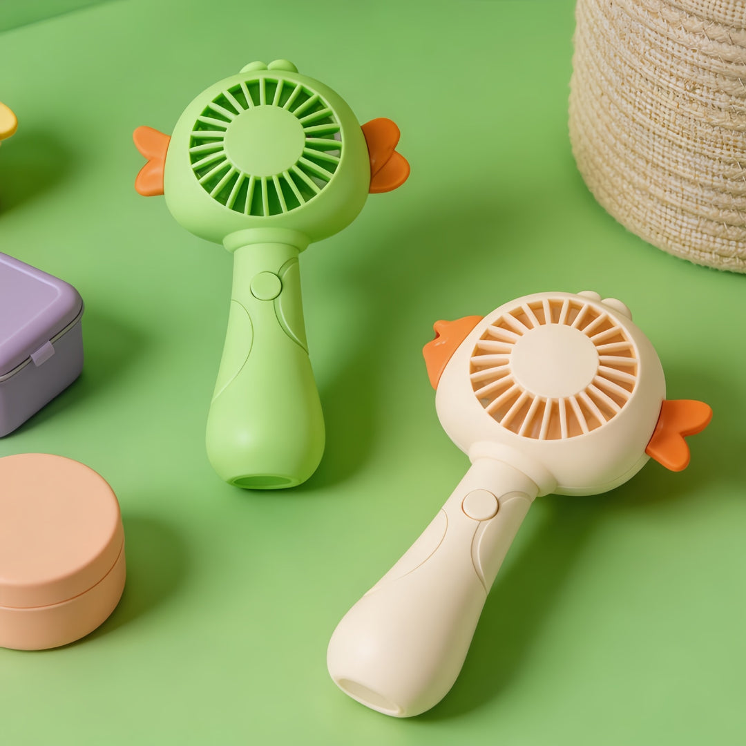 Ladies Hand Fan in Original Animal Design Bowlift