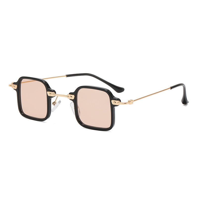 Ladies square fashion sunglasses with stylish metal frame Bowlift