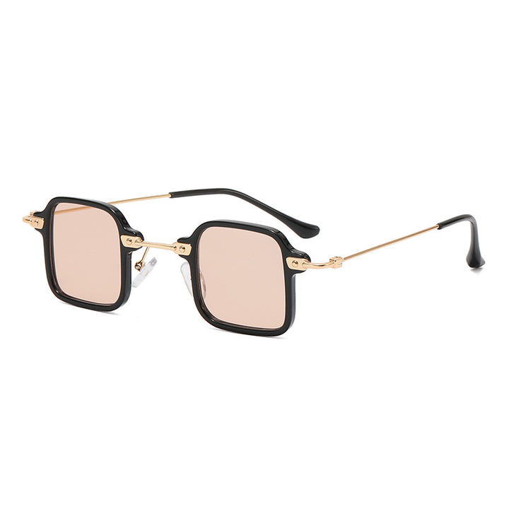 Ladies square fashion sunglasses with stylish metal frame Bowlift