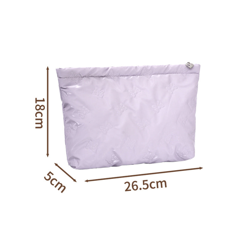 Fashionable Butterfly-Embossed Clutch Bowlift