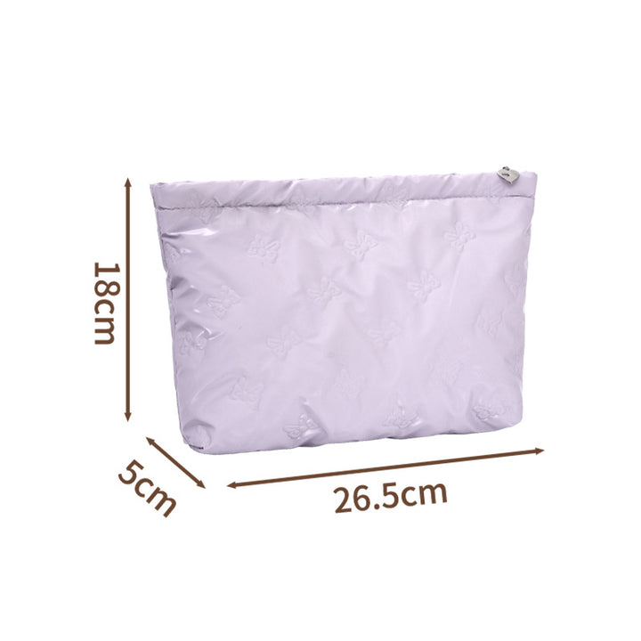 Fashionable Butterfly-Embossed Clutch Bowlift