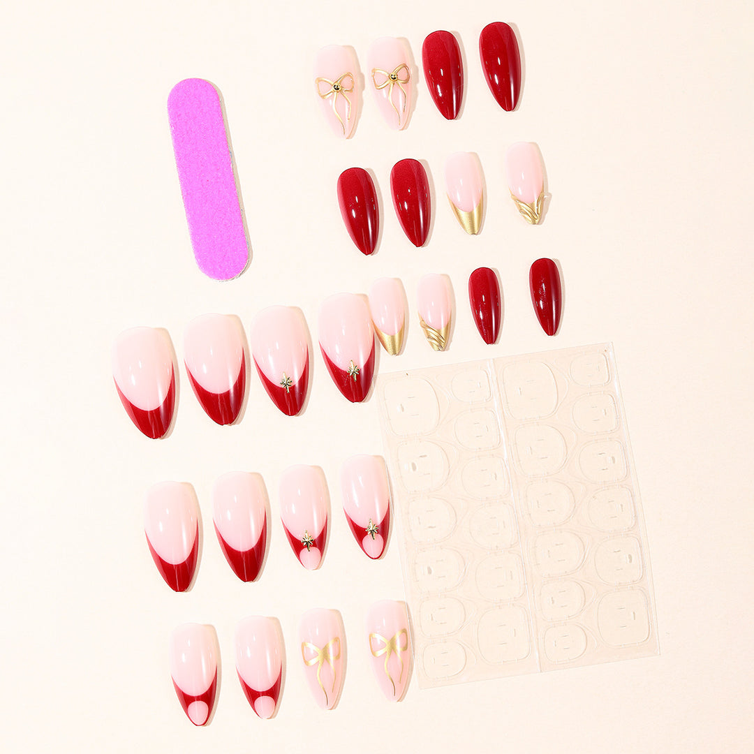 Premium Artistic Gel Nail Extensions Bowlift