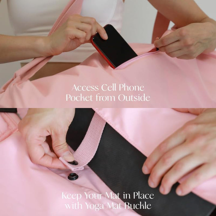 Yoga bag with practical compartment division Bowlift