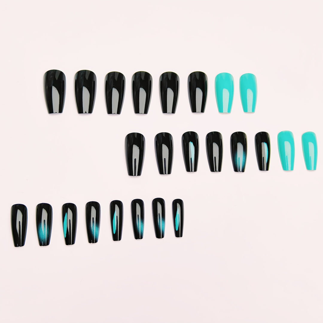 Acrylic Nails in Trendy Ombré Design Bowlift