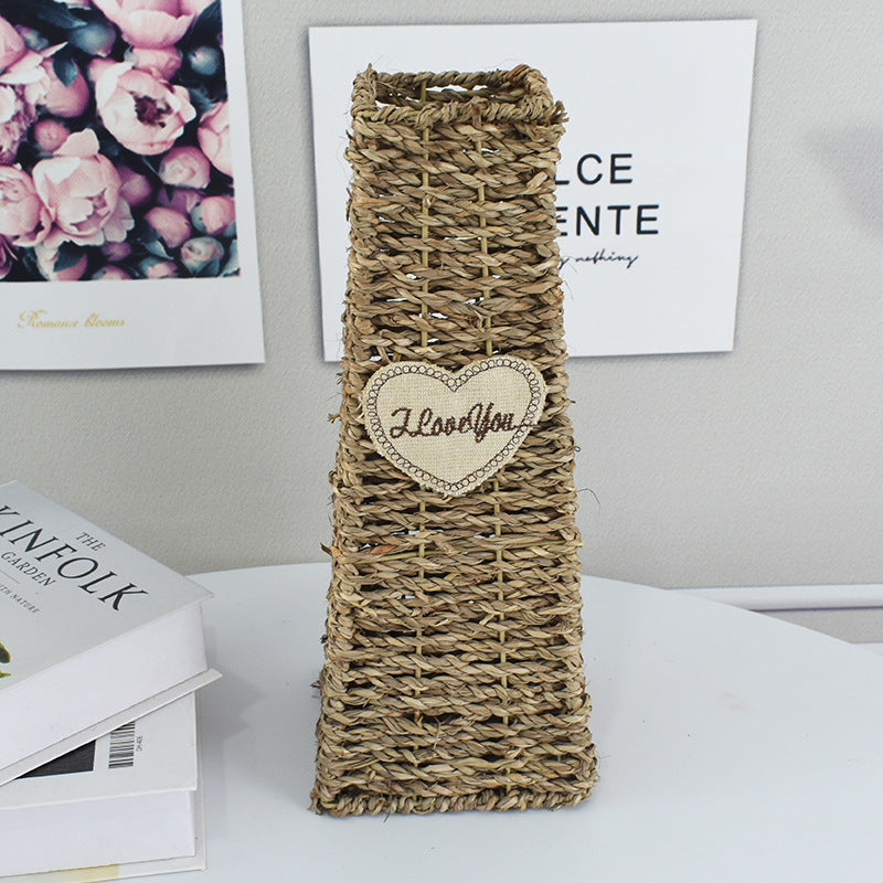 Handcrafted Natural Woven Storage Basket Bowlift