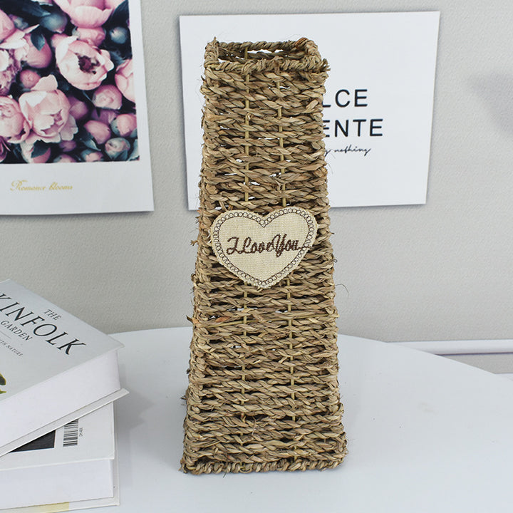 Handcrafted Natural Woven Storage Basket Bowlift