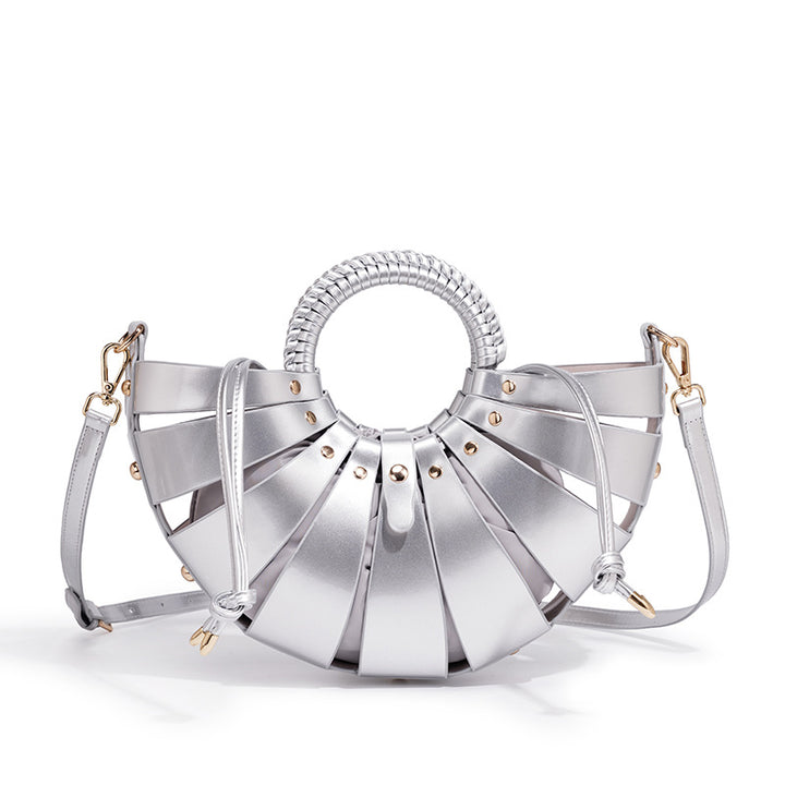 Elegant Fan-Shaped Handbag Bowlift