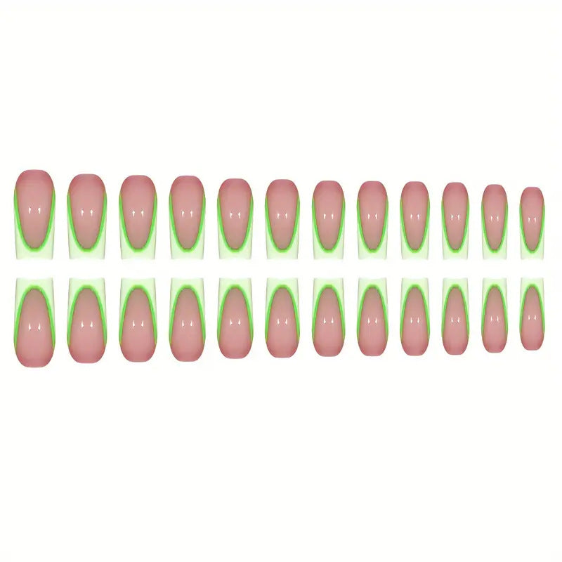 Chic Gradient Press-On Nails Bowlift