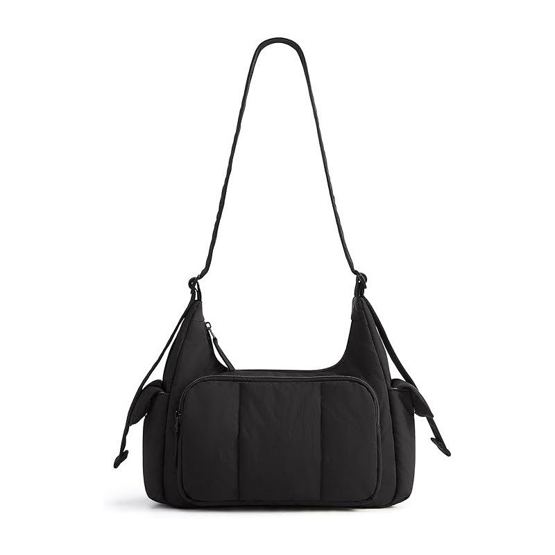 Fashionable shoulder bag with multifunctional compartments Bowlift