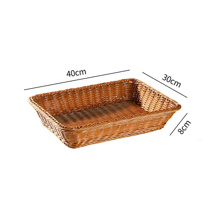 Rectangular Woven Serving Basket Bowlift