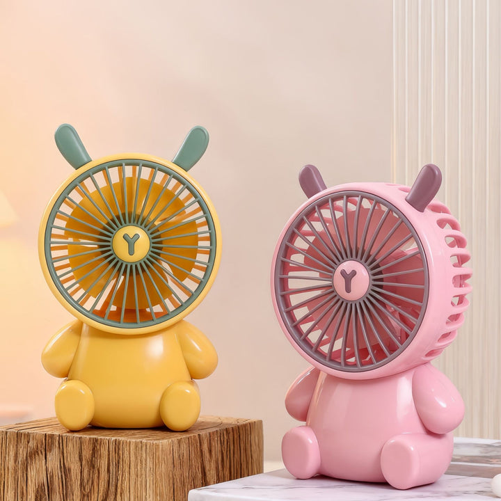 Ladies Sweet Hand Fan in Animal Design Bowlift