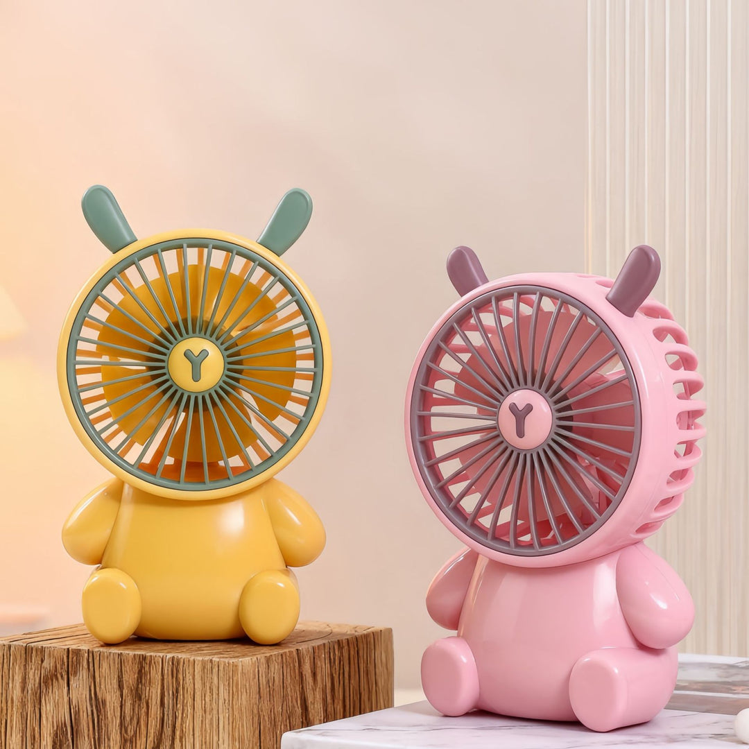 Portable Mini Fan in Cute Animal Design Bowlift