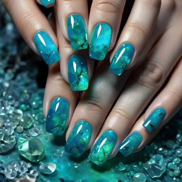 Artistic Gel Nail Extensions Bowlift