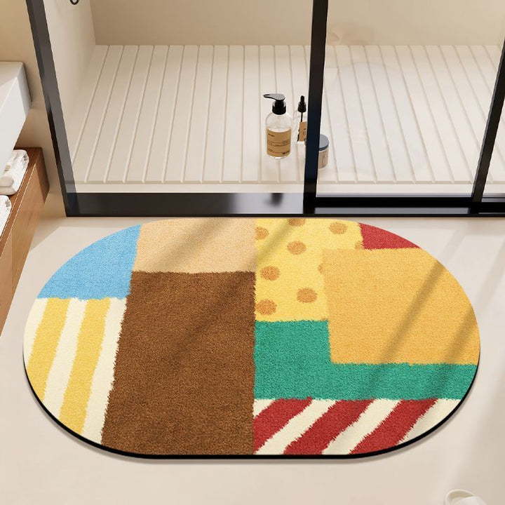 Cute Bear-Themed Bath Mat Bowlift