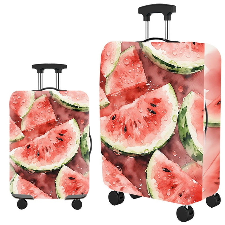 Artistic Cat-Themed Hard Shell Suitcase Bowlift