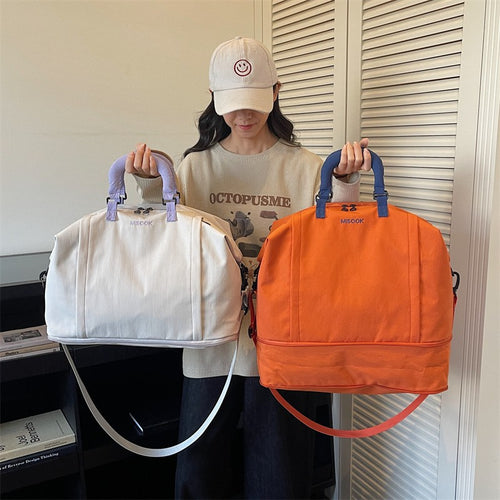 Stylish Multi-Pocket Travel Handbag