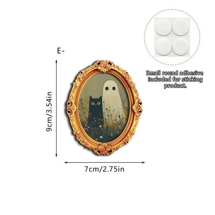 Wall art with creative ghost motif Bowlift