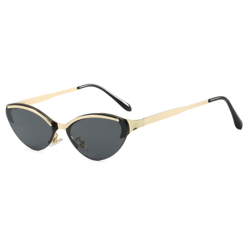 Ladies Cat-Eye Sunglasses with Elegant Frame and UV Protection Bowlift