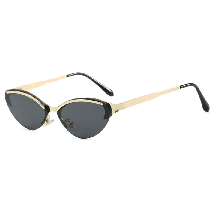 Ladies Cat-Eye Sunglasses with Elegant Frame and UV Protection Bowlift