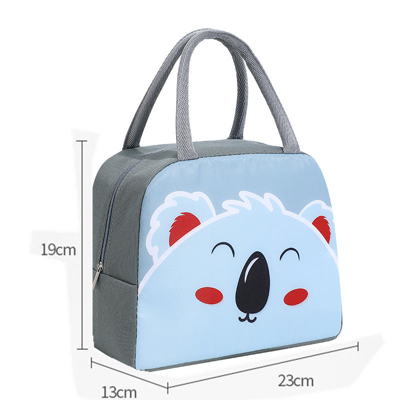 Cute Cow-Themed Insulated Lunch Bag