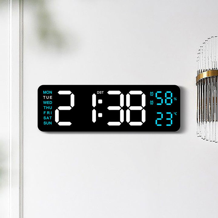 Digital Multifunctional Alarm Clock with Temperature and Hygrometer Display Bowlift