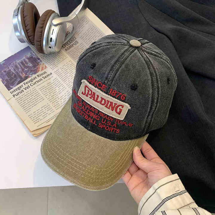 Unisex Vintage-Inspired Cotton Baseball Cap Bowlift