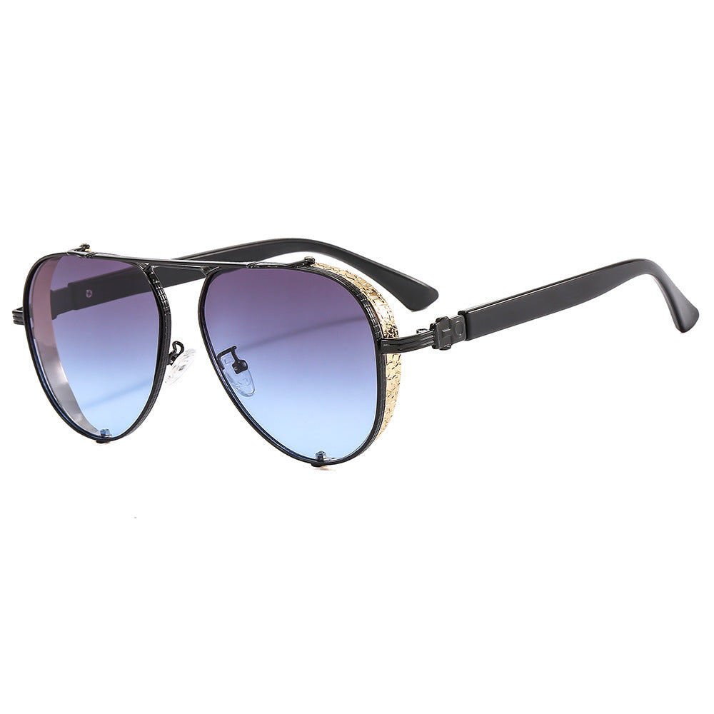 Women Luxurious Retro Sunglasses with Ornate Decorations Bowlift
